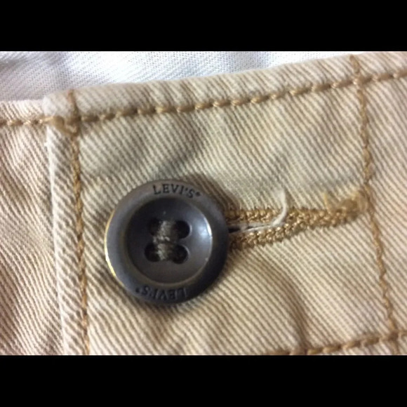 Levi Strauss  Men’s 34x34 Tan Work Pants Jeans - Picture 4 of 8